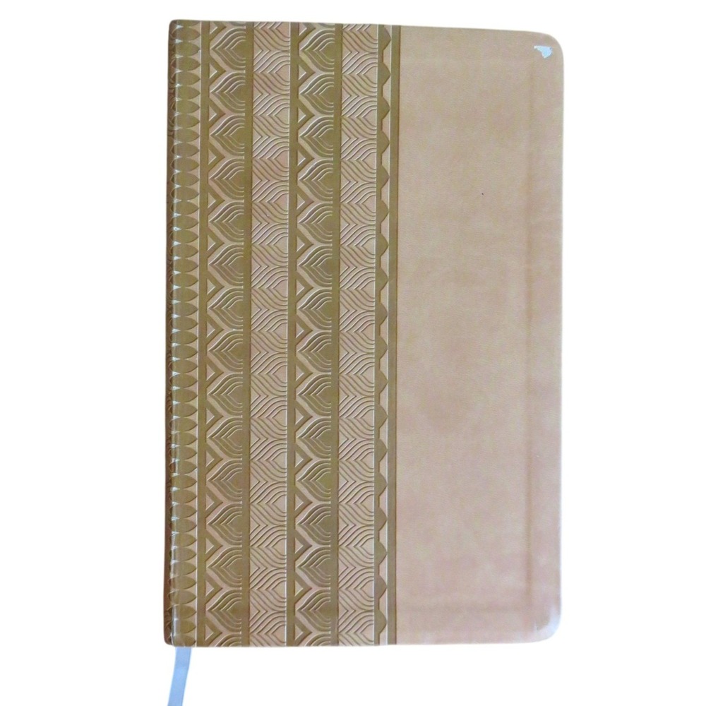 Thomas Nelson KJV Holy Bible Reference Edition Tan Gold Thumb Indexed 2003D